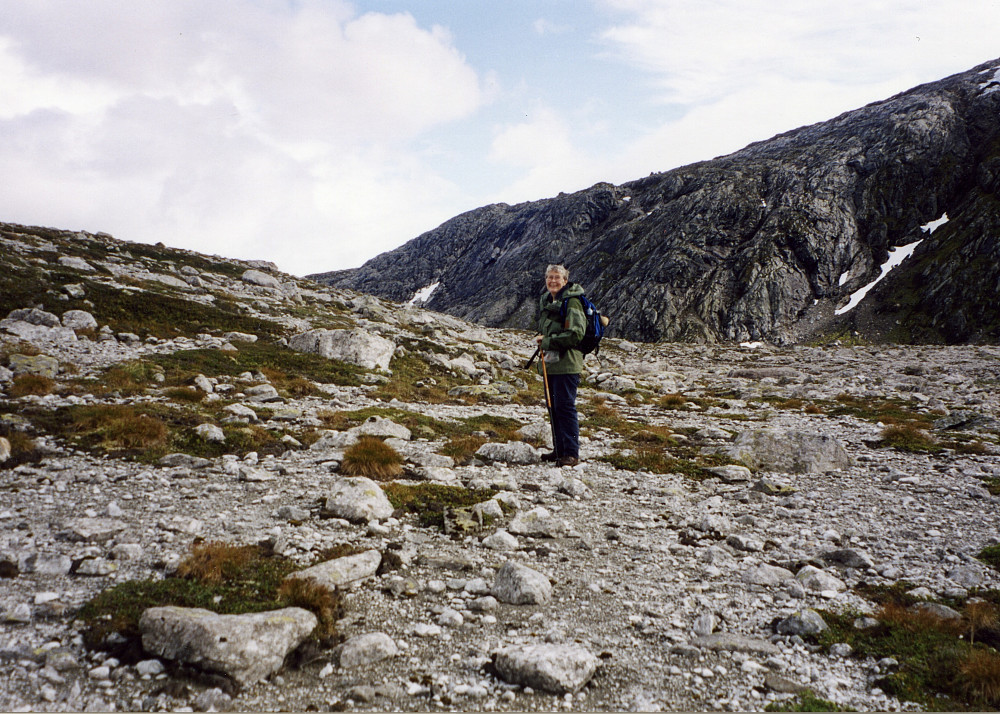 Astrid i Driftaskaret. Foto mot sørøst