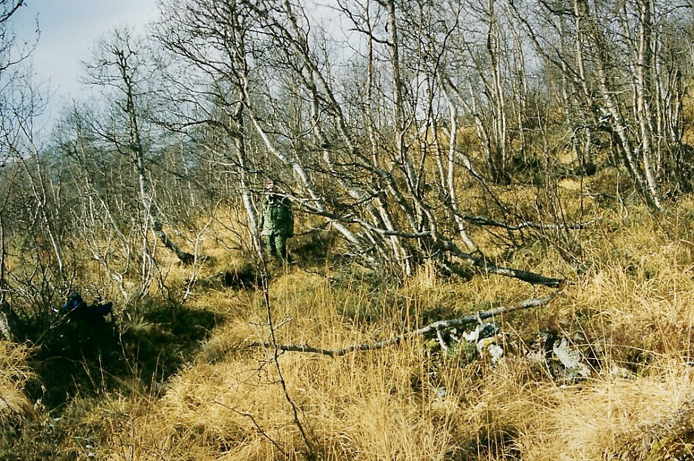 Grop/brønn med oppmuringer ved Solbakken