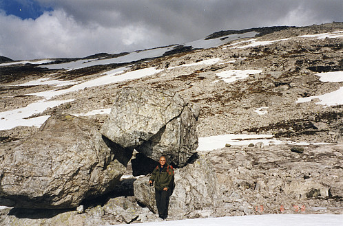 Store steinblokker nedenfor Buføreskaret. Foto: Astrid