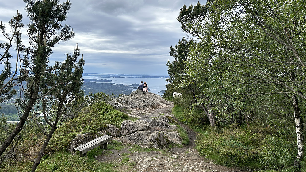 Lyshornet utsikt mot vest