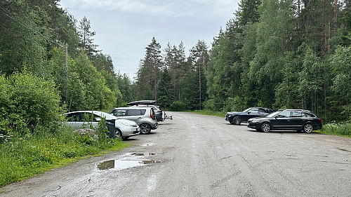 God parkering like syd for låst bom