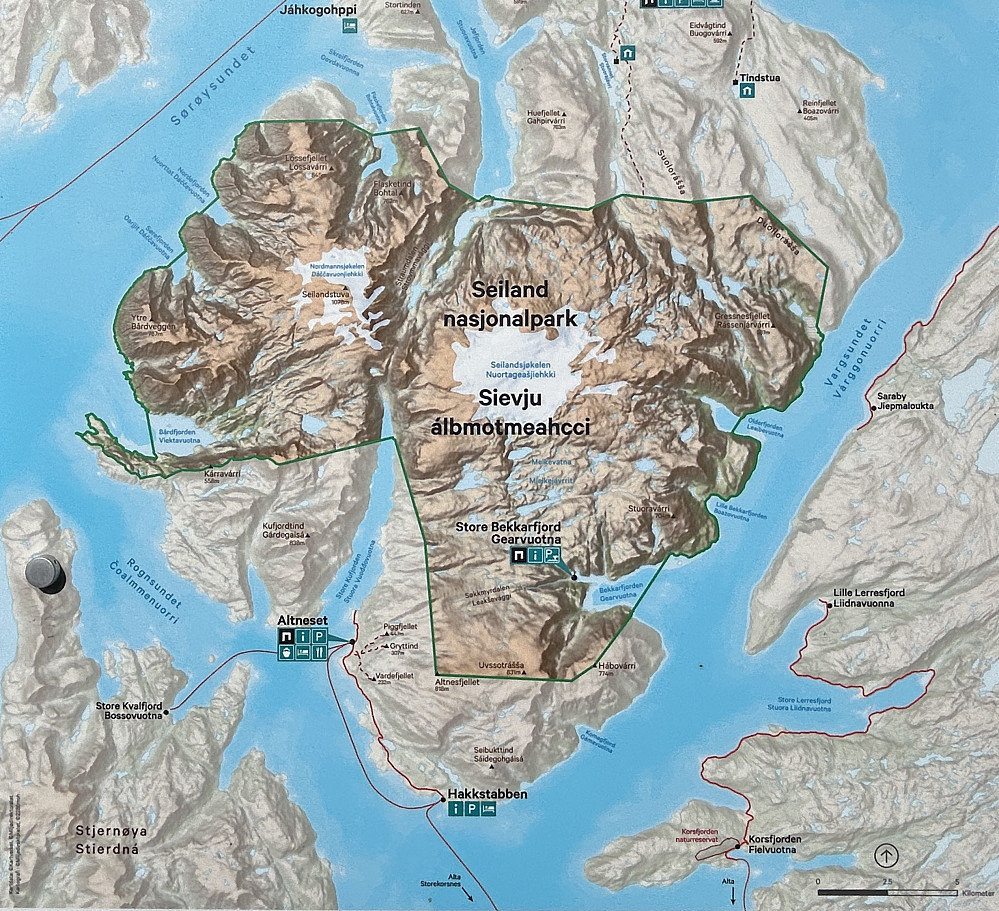 Flott info om Seiland nasjonalpark!
