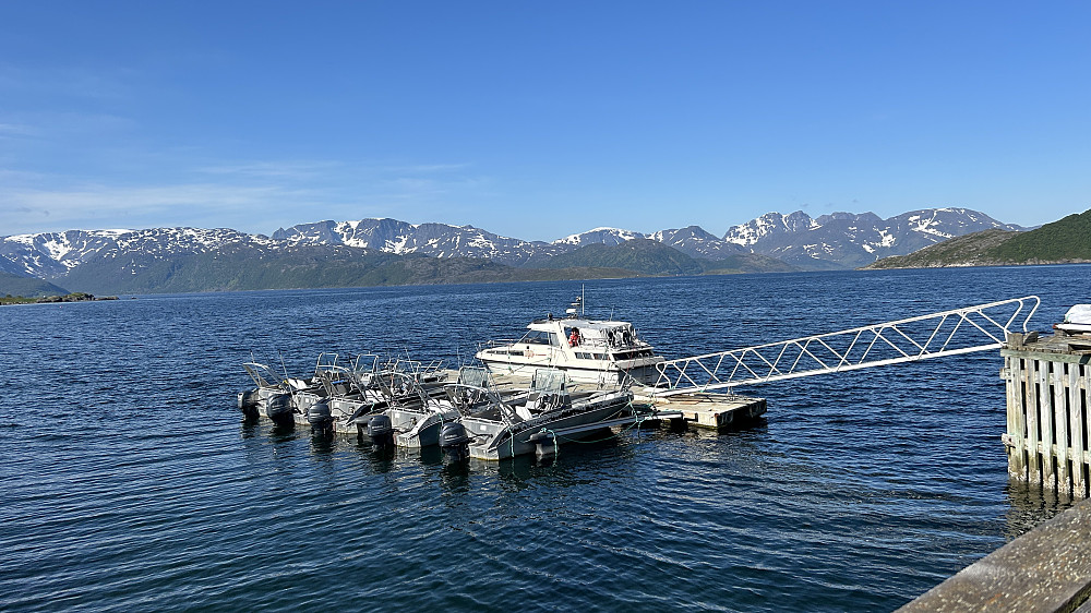Motorbåten til Stig på Seiland som fraktet oss  fra Storekorsnes til Seiland og tilbake