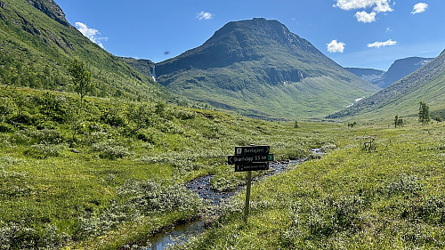 Mot Tverrfjellet 1283 i sør