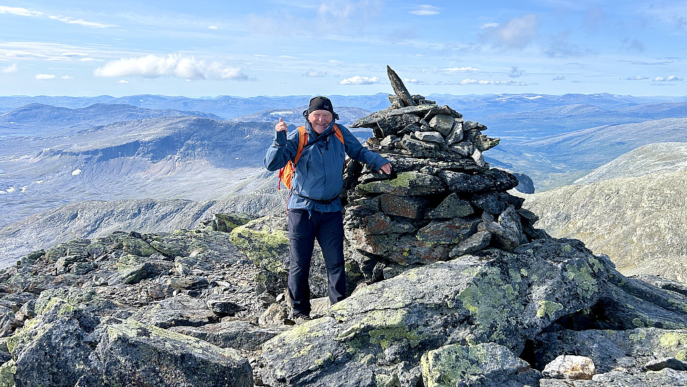 Kvigtinden endelig i boks! Foto: Stig