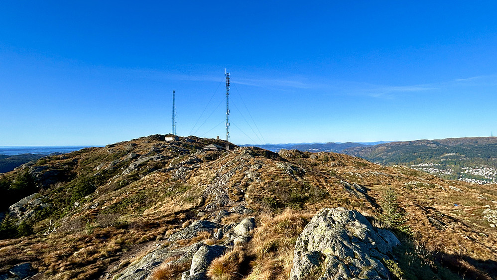 Løvstakktoppen fra Storhaugen en nydelig høstdag 