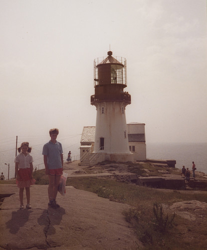 Peer og Lise på Lindesnes fyr