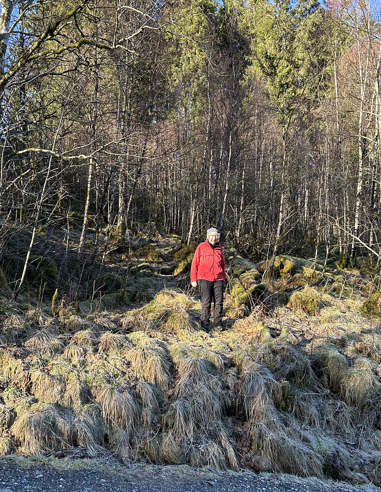 Vi kom ned på vei sør for toppen