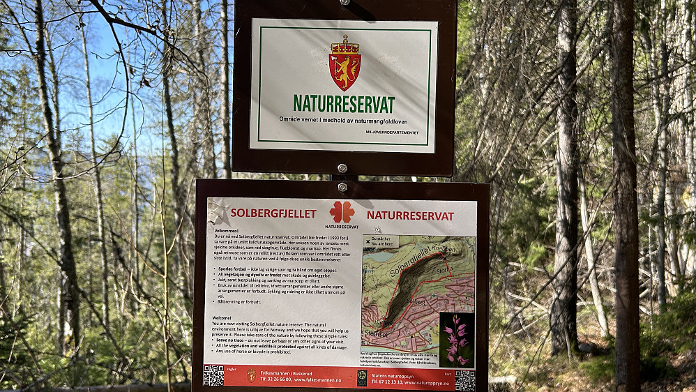 Naturvernområde kjent for sine sjeldne orkidéer!