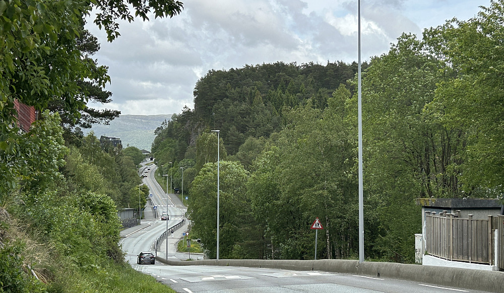 Langaberget sett fra vest