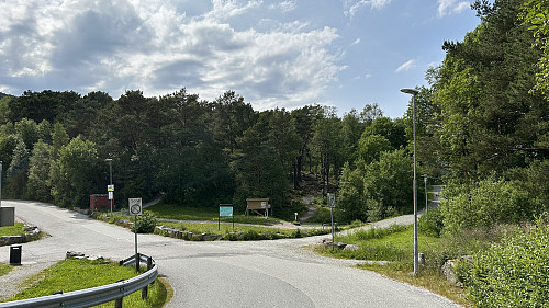 Fint og godt tilrettlagt turområde på Flaktveit!