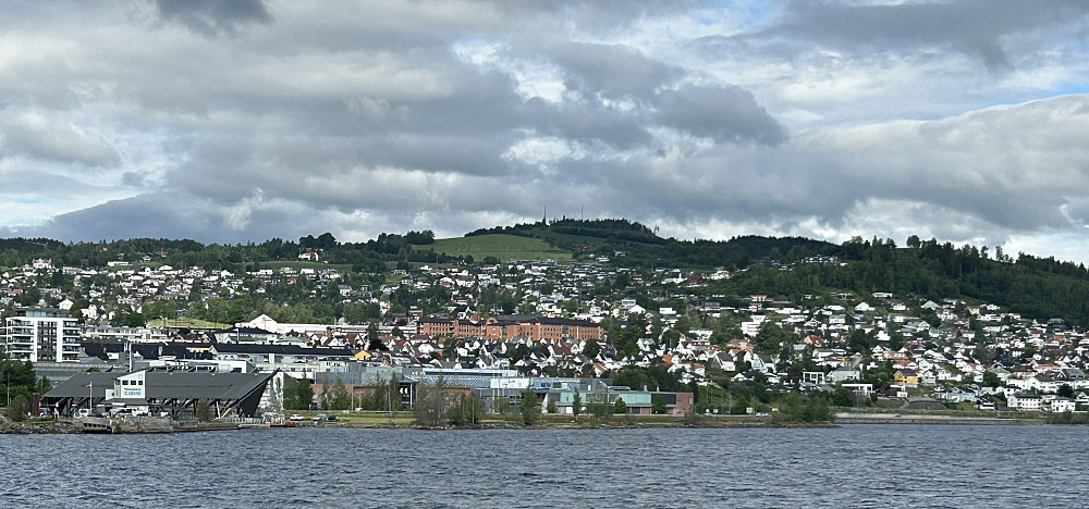Gjøvik sett fra Mjøsa