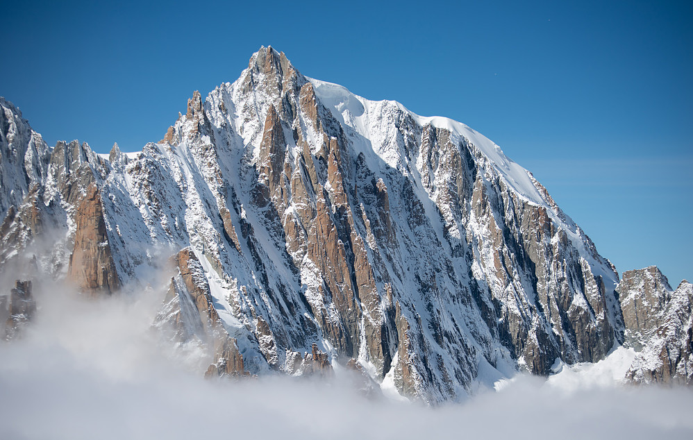 Mont Blanc de Tacul sett fra sør