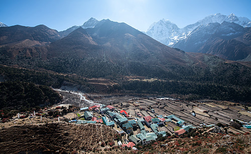 Pangboche på 3900m