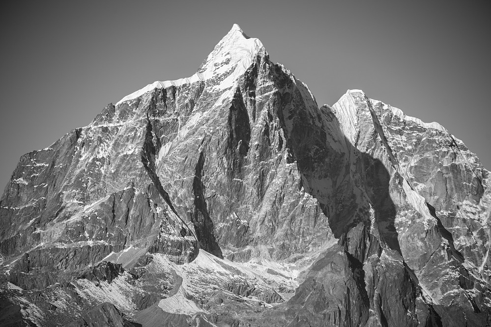 Tawoche/Taboche (6542m) sett fra starten av turen
