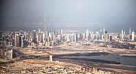 Skylinebilde under take-off