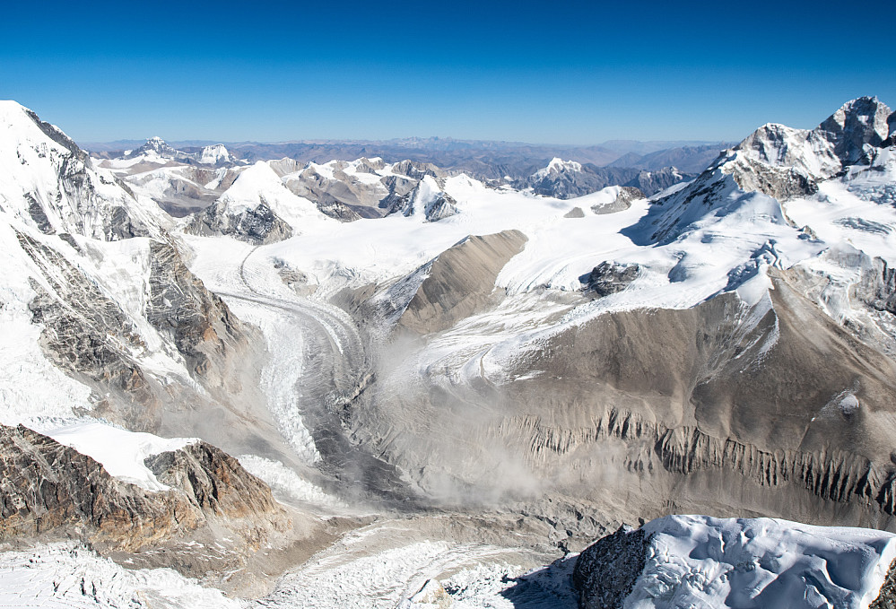 Utsikt innover i Tibet