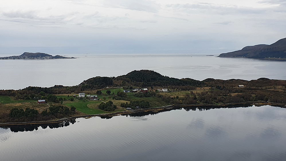 Bjørnøyvarden sett fra Terøyfjellet
