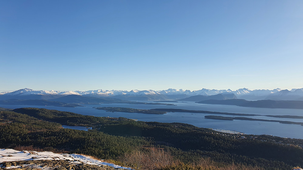 Utsikt fra Tusenårsvarden 