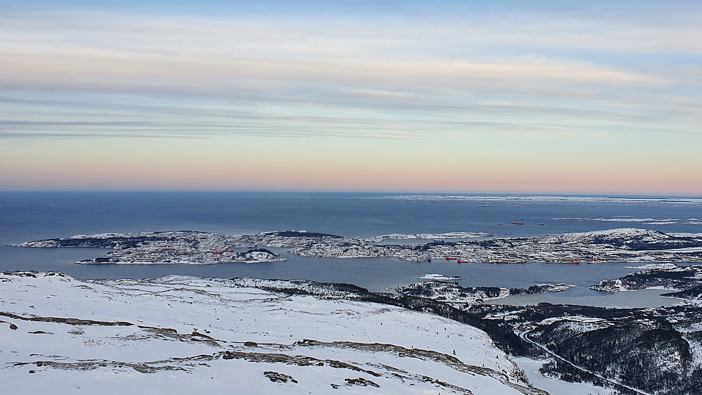 Kristiansund sett fra Freikollen
