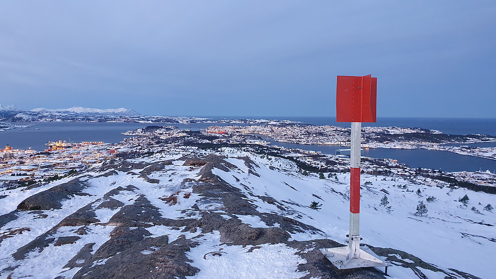 Mot Kristiansund fra Kvernberget