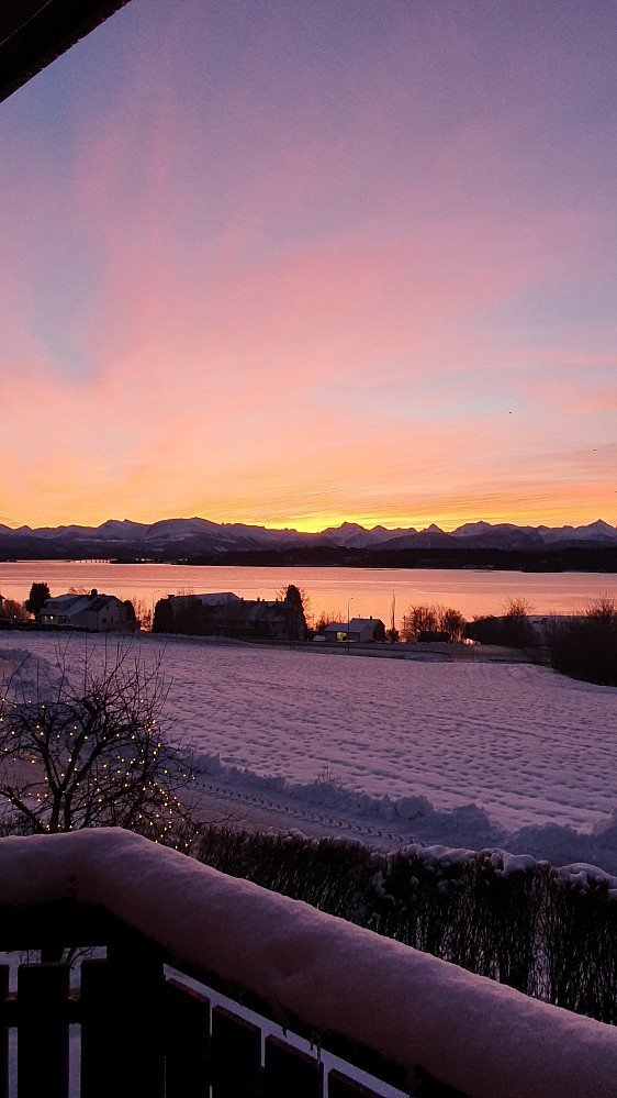 Morgenstemning i Myrvegen 