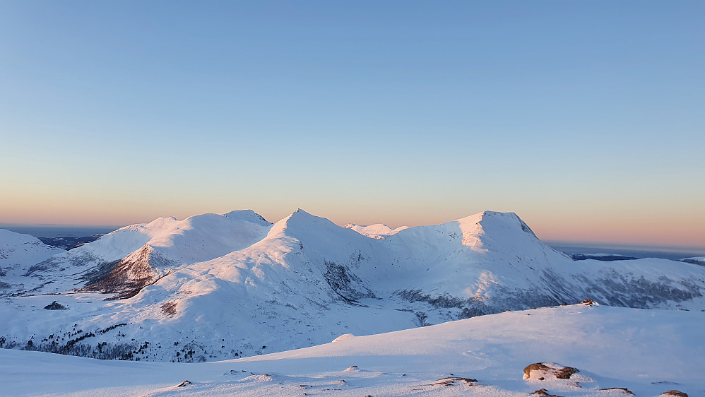 Butippen, Kvannfjellet, Bjørnen, Stordalstind og Luten