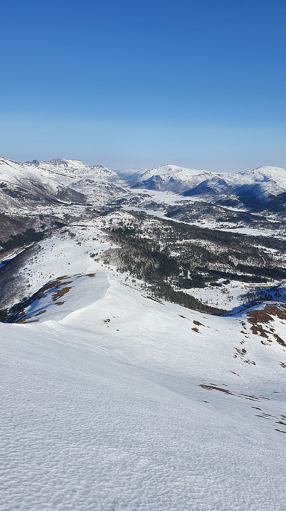 Østfjella mot Brekkelihaugen
