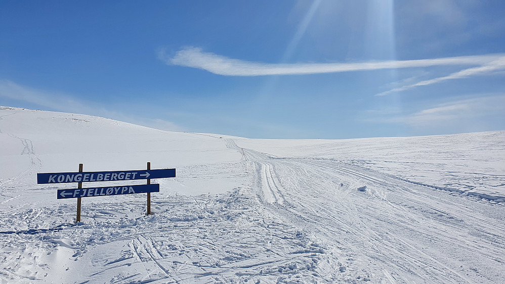 Her skilles Fjellrunden og Kongelberget Rundt 