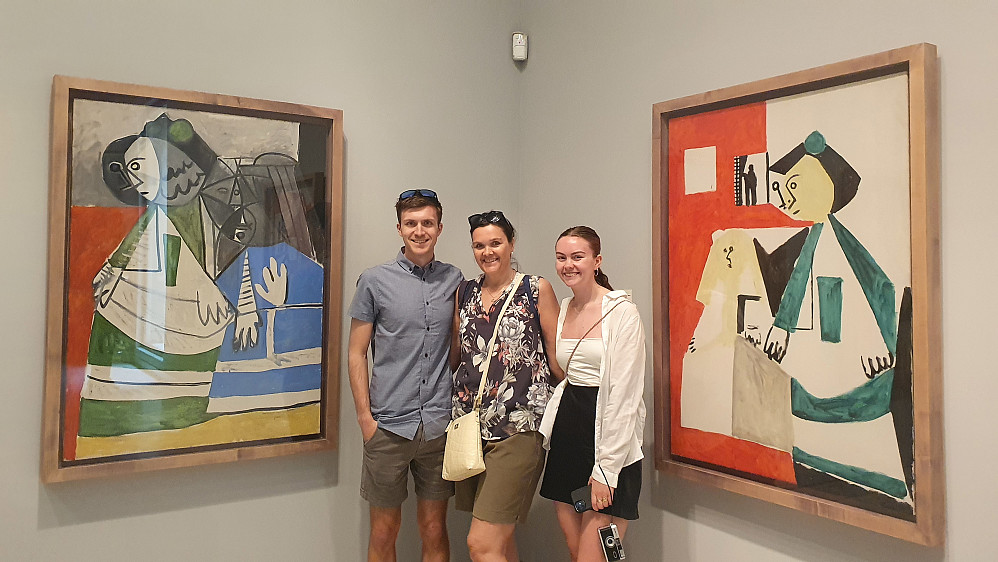 Først et museumsbesøk - Picasso-museet