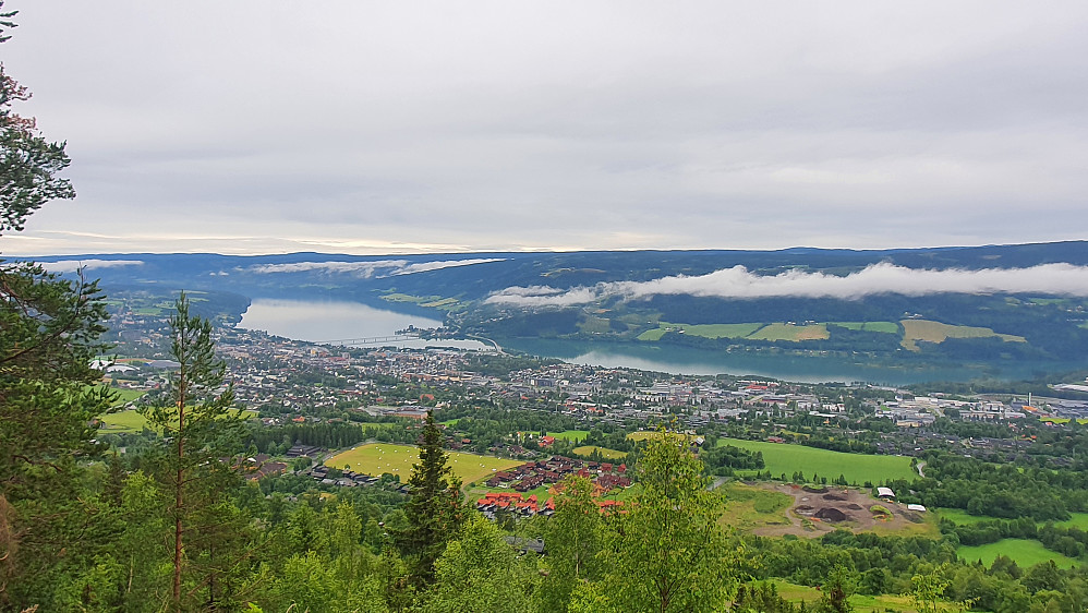 Utsikt over Lillehammer fra Hansvehaugen 