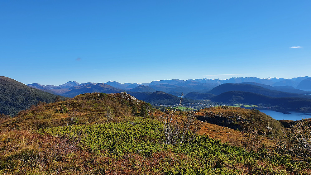 Utsikt fra Høgevasshaugane