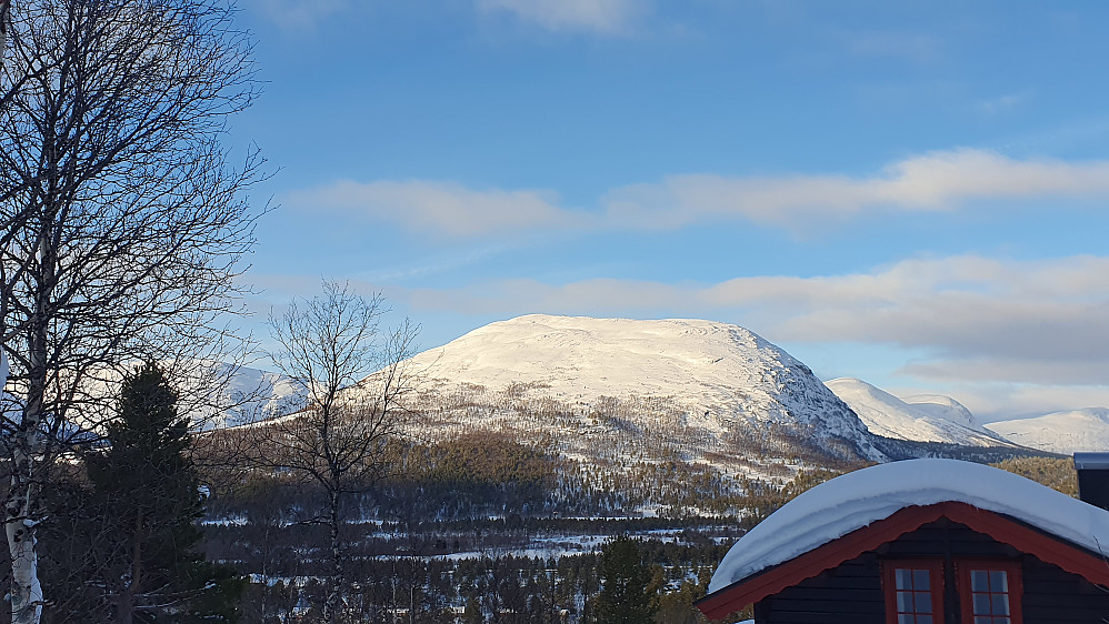 Rånåkollen bader seg i morgensol