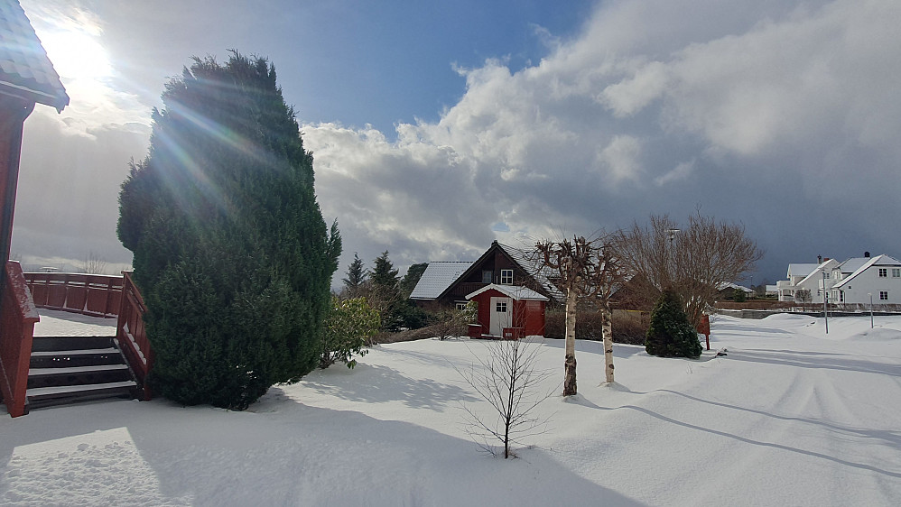 Påfyll av snø igjen..