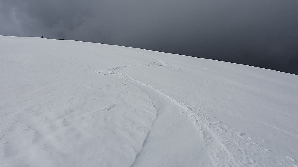 Veldig fint øvre halvdel, treg kram snø fra Brenthaugen og ned.