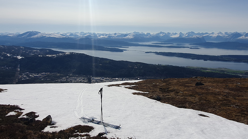 Skiføre til 10 meter fra varden