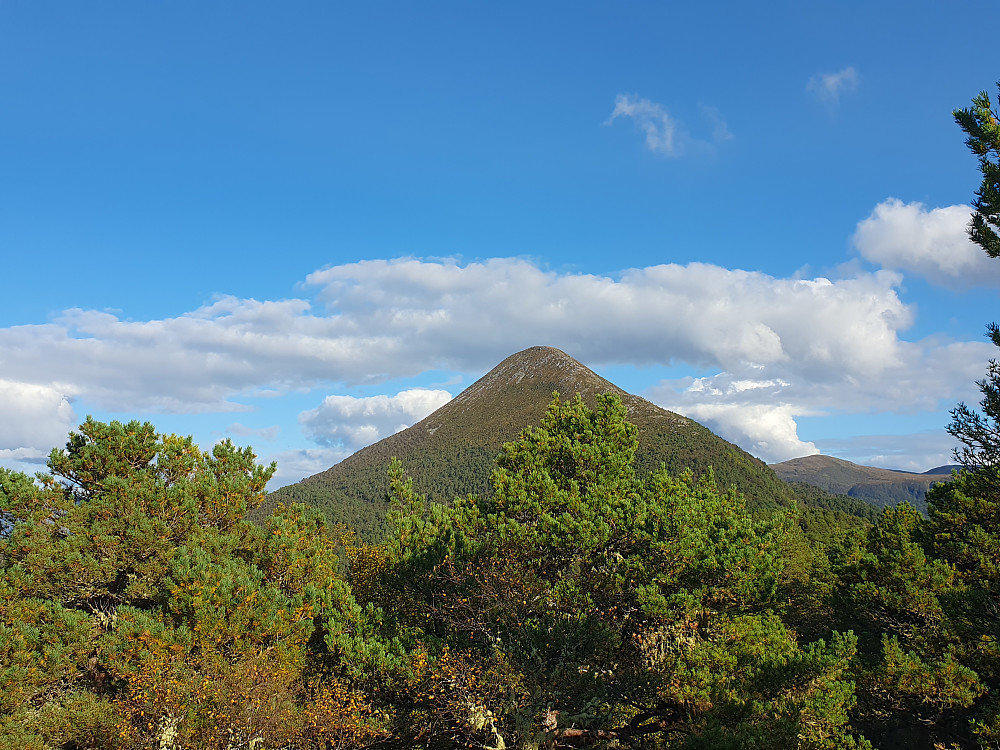 Jendemsfjellet sett fra Nosa 