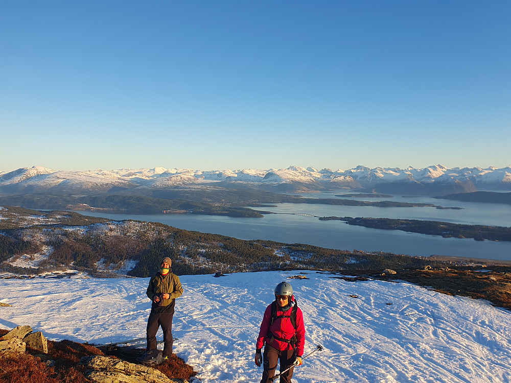 Tidligere kollega Turid var også på toppen, geodatatreff.