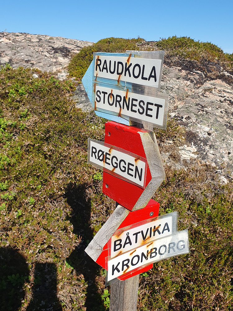 Like før Raudkola - høyest på Sveggøya