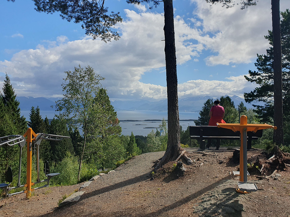 Triimplassen opp mot Storlihytta 
