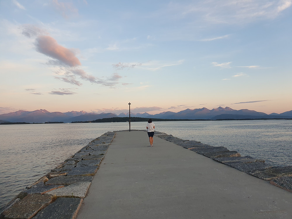 Nydelig kveld i Molde