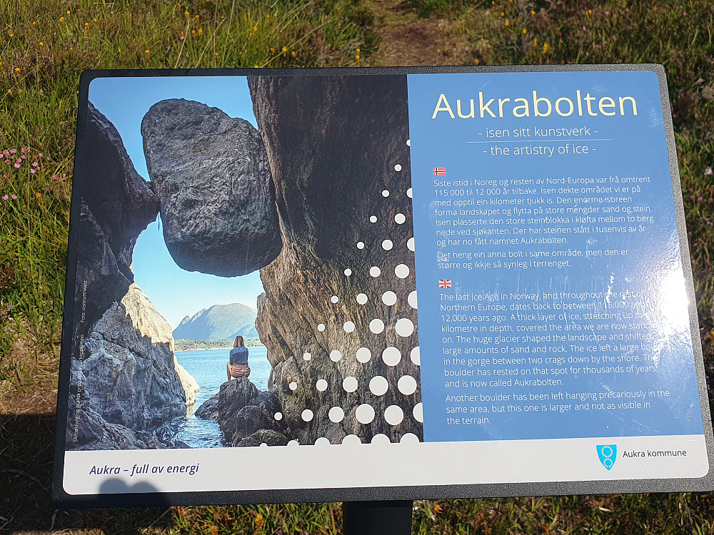 Liten avstikker til Aukrabolten