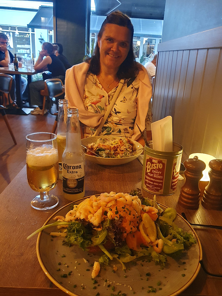 Middag i det hyggelige sentrumet i Silkeborg