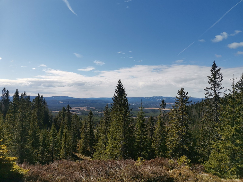 Deifjellet, Fagerfjellet og Nordre Åsen.