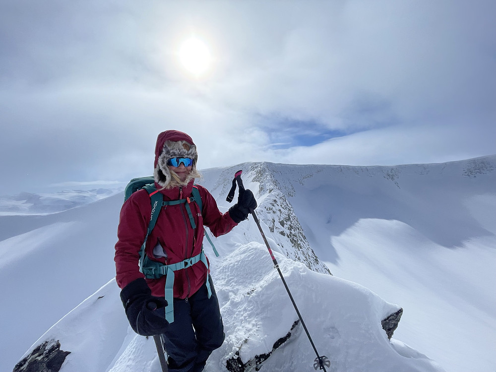 Ragnhild på toppen