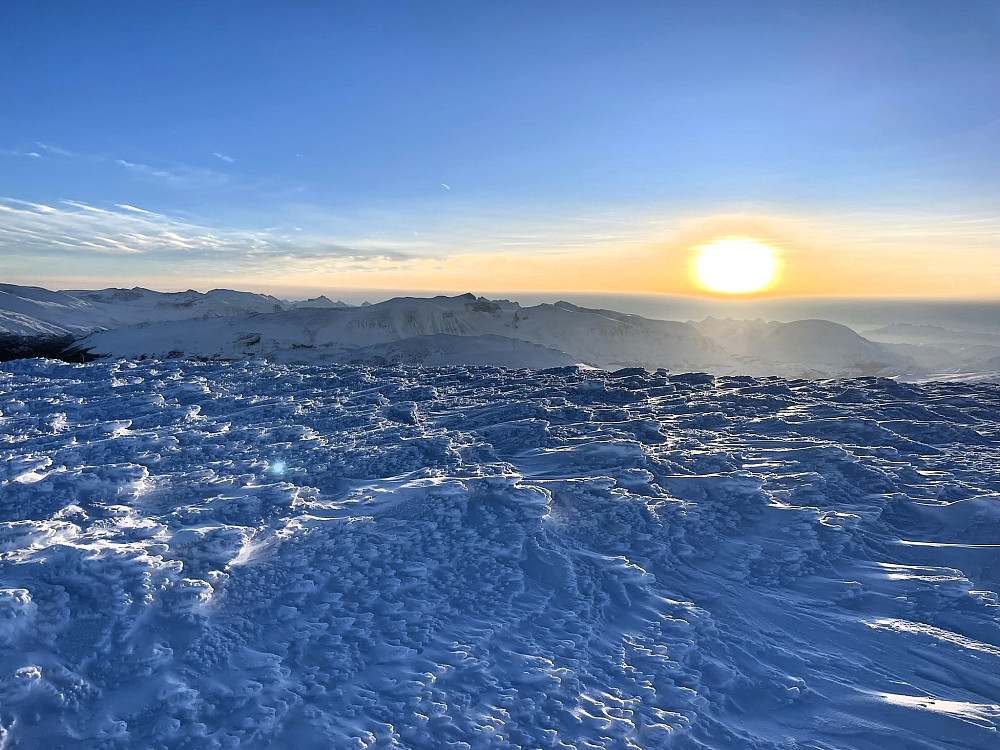 Solnedgang over Jotunheimen