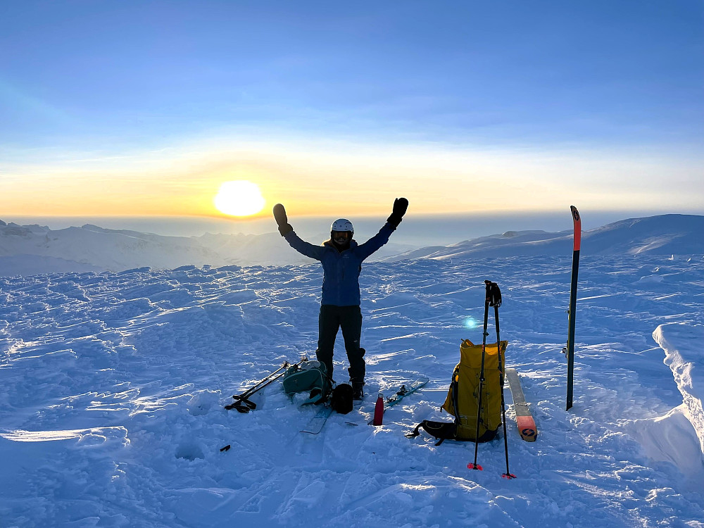 Lendfjellet, toppen