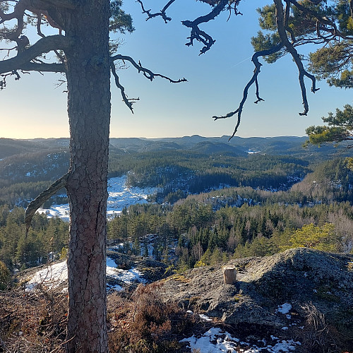 Havfjell toppen har flott utsikt