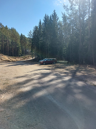 Stor parkering ved Vormvik