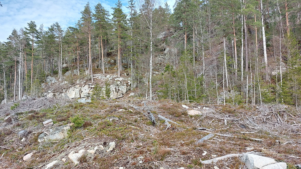 Grei vei opp innerst her